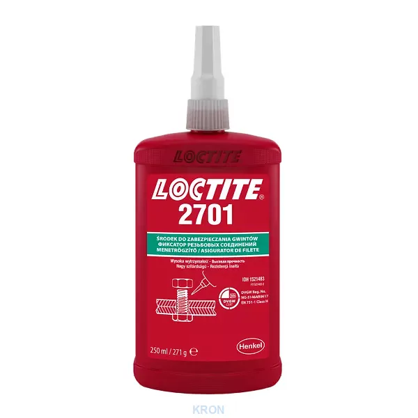 LOCTITE 2701 250ml - zabezpieczanie połączeń gwintowych
