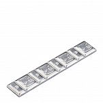 HOFMANN 330 PB 60g (4x10g 4x5g) Klejony niepowlekany ciężarek super slim do felg aluminiowych 100szt - 2