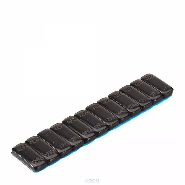 CIĘŻAREK KLEJONY HOFMANN TYP 548 FE 12X10G 120G POWLEKANY CZARNY 50SZT.