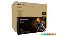 RĘKAWICE GOGRIP NITRYL 50 SZT. ROZ. M-XXL CZARNE - Diamentowa Struktura - 3