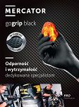 RĘKAWICE GOGRIP NITRYL 50 SZT. ROZ. M-XXL CZARNE - Diamentowa Struktura - 4