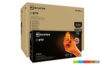 RĘKAWICE GOGRIP NITRYL 50 SZT. ROZ. M-XXL POMARAŃCZOWE - Diamentowa Struktura - 2