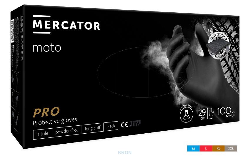 RĘKAWICE IDEAL NITRILE MOTO 100 SZTUK
