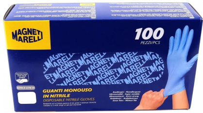 RĘKAWICE NITRYL NIEBIESKIE MAGNETI MARELLI 11/XXL 100SZT.