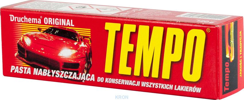 Pasta lekkościerna TEMPO 120g DRUCHEMA CZERWONA