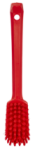 VIKAN 30884 Szczotka do czyszczenia opon, nadkoli, 260 mm, włos średni, czerwona - 2