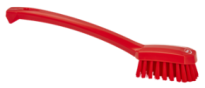 VIKAN 30884 Szczotka do czyszczenia opon, nadkoli, 260 mm, włos średni, czerwona - 3