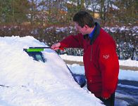 VIKAN 520052 szczotka do usuwania śniegu ze skrobaczką - 4